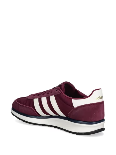 Pruhované běžecké běžecké boty Adidas Run 70S s potiskem černé