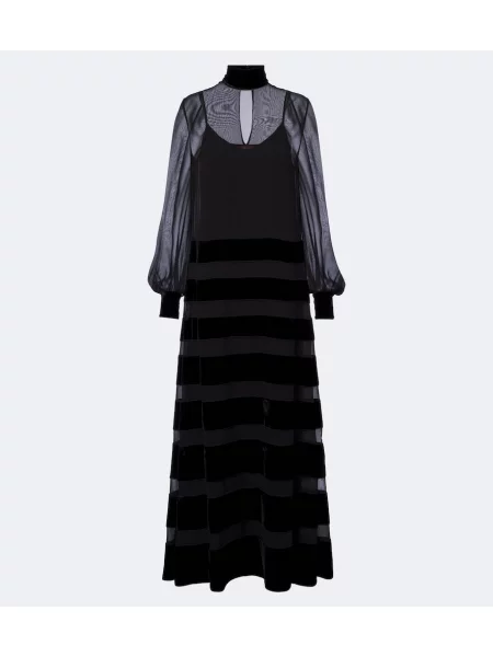 Rochie Max Mara de mătase eleganta negru