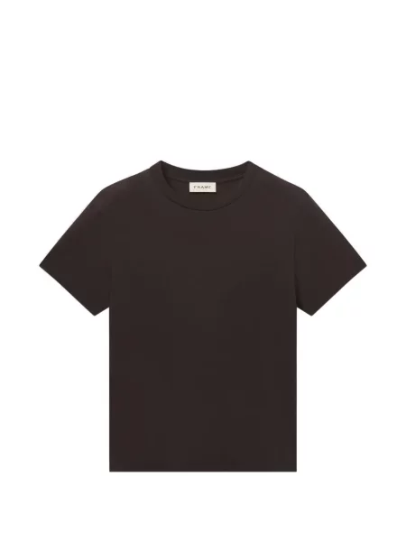 Tricou Frame cu decolteu rotund maro