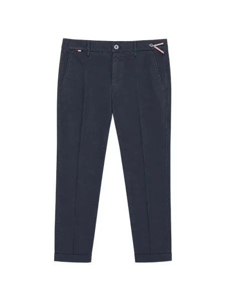 Pantaloni Mason's cu autograf albastru