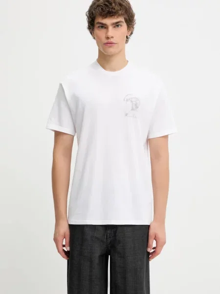 Carhartt WIP tricou din S/S Okniceok 02 T-Shirt cu imprimeu alb