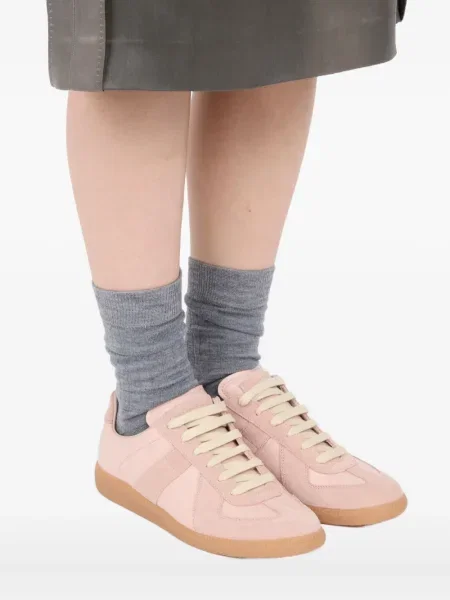 Sneakerși Maison Margiela din piele de căprioară