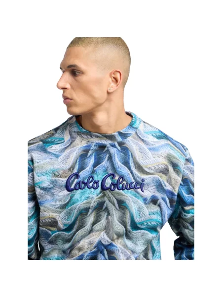 Bluza Carlo Colucci niebieska