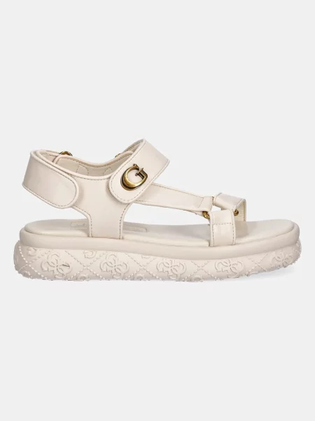 Сандалі Guess LANARA на платформі FLJLAN бежевий