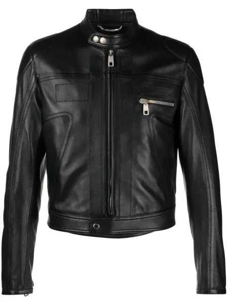 Geanta de piele Dolce & Gabbana negru
