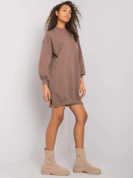 Rochie Rue Paris de costum maro