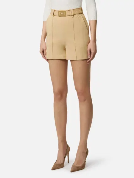Шорти Elisabetta Franchi бежеві