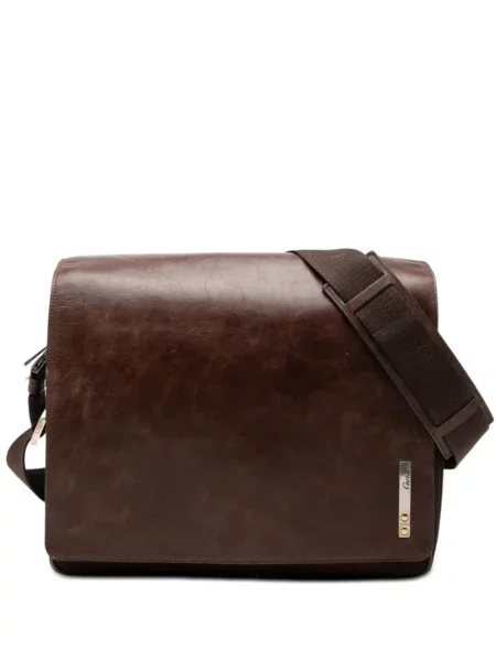 Geanta crossbody Cartier din piele maro