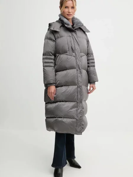 MAX&Co. geacă de puf de iarnă gri