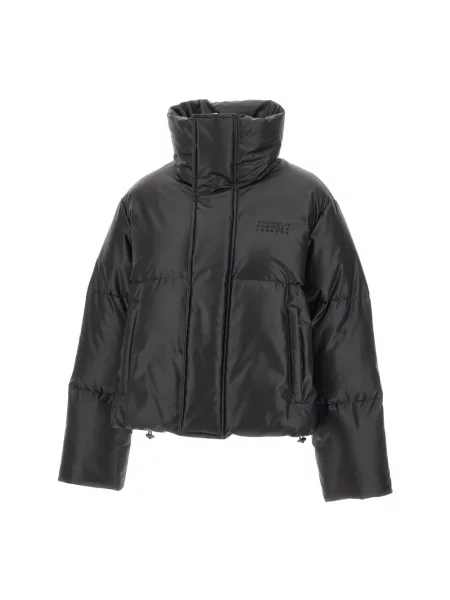 Kurtka skórzana Mm6 Maison Margiela czarna