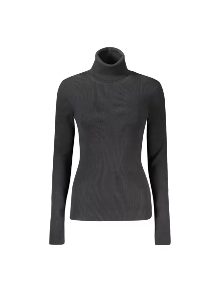 Lekki golf Calvin Klein Jeans z długim rękawem czarny
