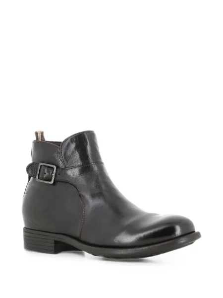Botine Officine Creative cu cataramă maro