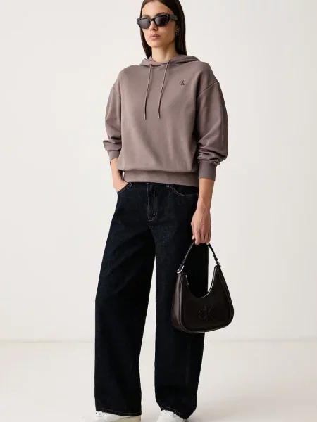 Calvin Klein Jeans Hanorac Terry maro