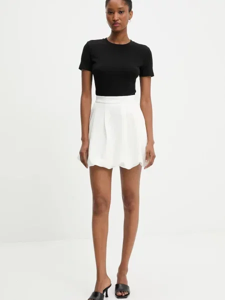Спідниця Answear Lab mini пряма білий