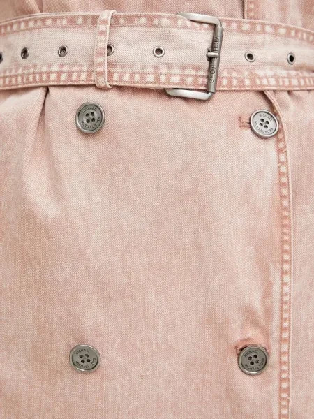 Кожаный боди Michael Michael Kors розово