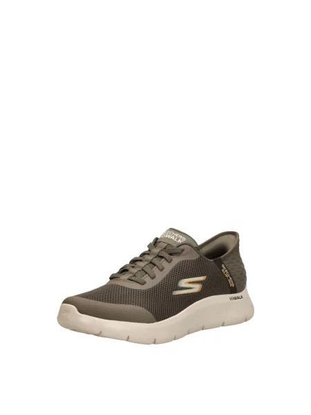 Sneakersy Skechers brązowe