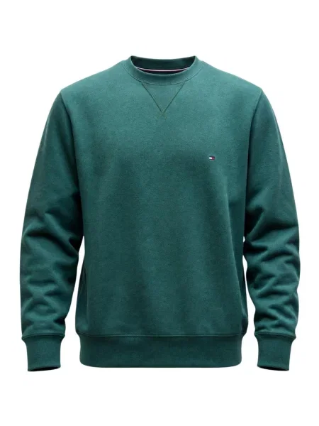 Fleecová mikina Tommy Hilfiger zelená