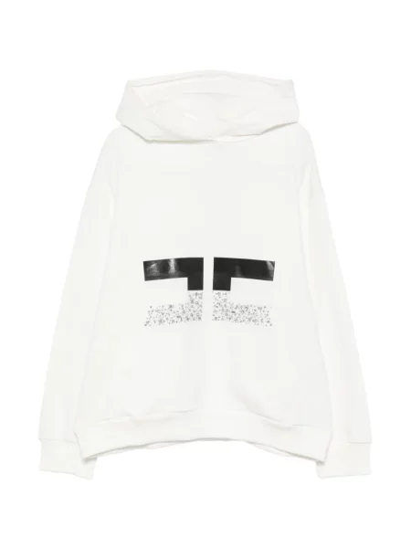 Bluza z kapturem dziecięca Elisabetta Franchi biała