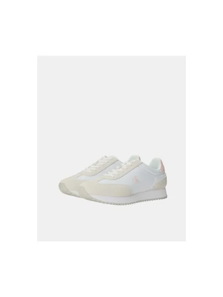 Dámske topánky Calvin Klein Caleup Mg Mix Bright White/Sweet Pink biela