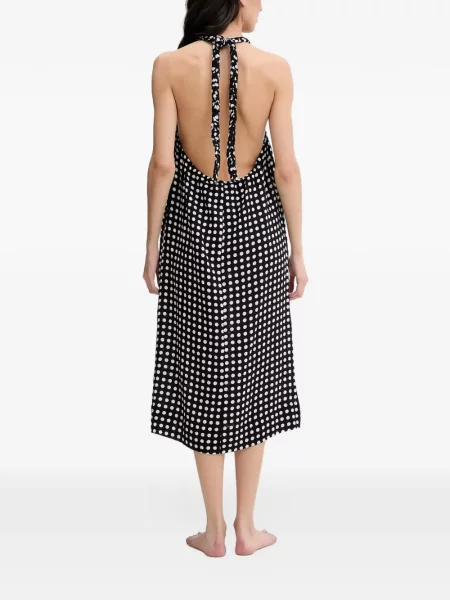 Rochie Chantelle cu buline cu gât halter negru