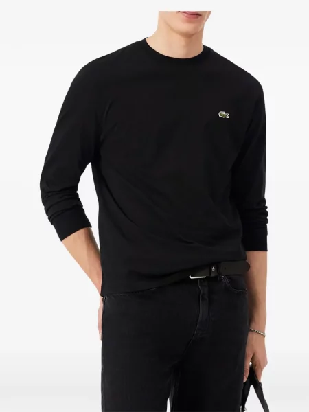 Lung tricou Lacoste negru