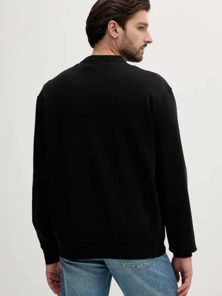 Mikina Calvin Klein Jeans s potiskem černá