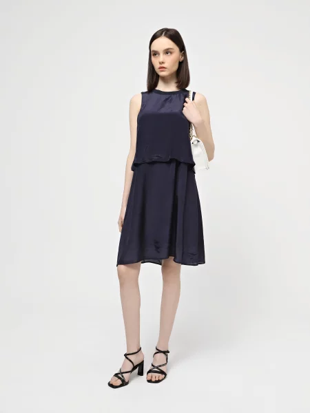Armani Exchange Сукня міні Темно-синій синя