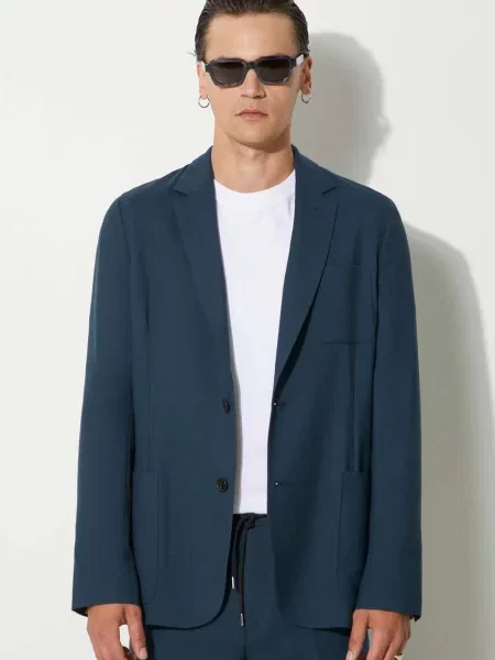 Paul Smith geaca de lana marin albastru