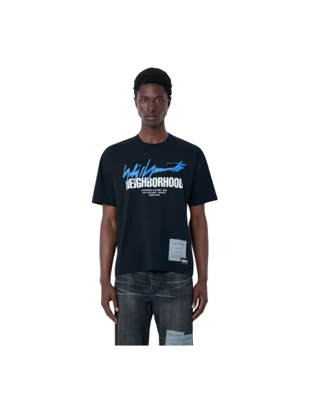 Koszulka Yohji Yamamoto z logo czarna