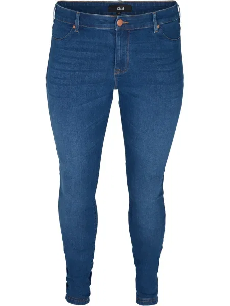 Zizzi Jeggings denim albastru