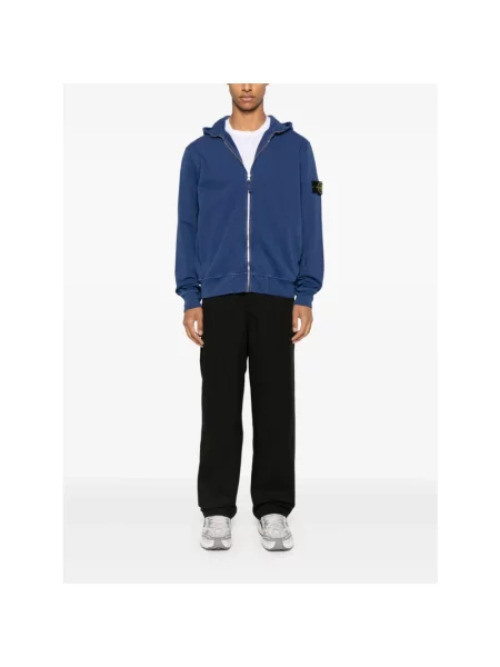 Sweter Stone Island z kamieniami niebieski