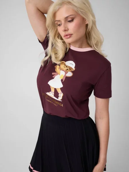 GUESS ACTIVE Tricou Tennis Lady roșu