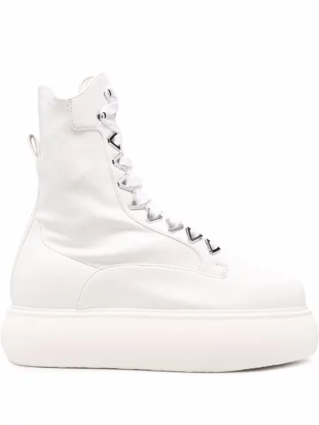 Cizme scurte The Attico alb