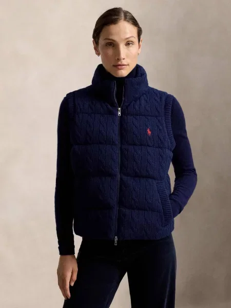 POLO RALPH LAUREN De lână vestă cu adaos de cașmir
