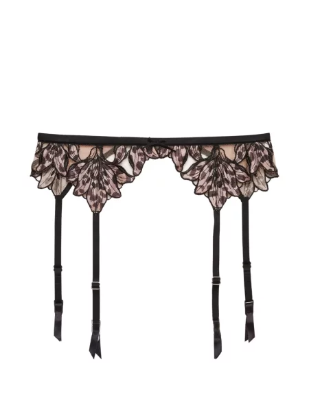 Chiloți Fleur Du Mal cu broderie negru