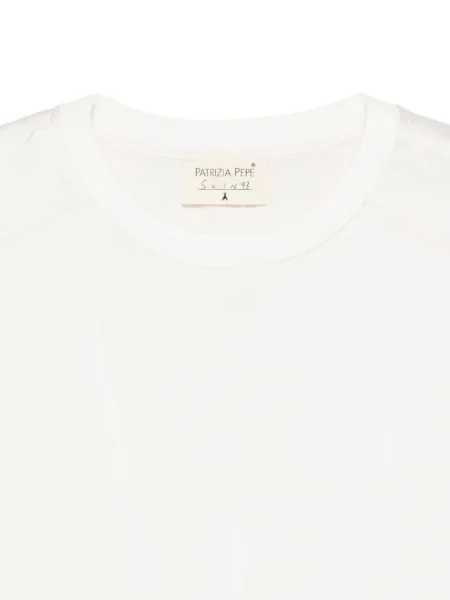 Tricou Patrizia Pepe din satin alb