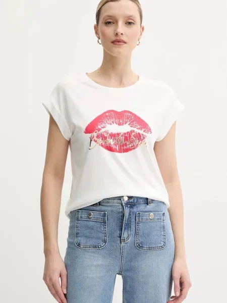 Morgan tricou DVALA DVALA alb