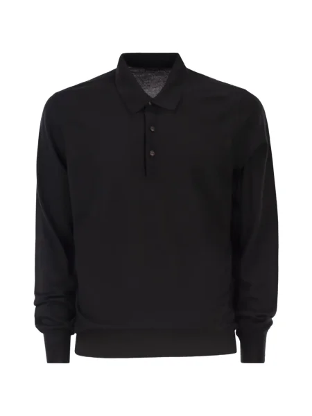 Polo Kiton lung negru
