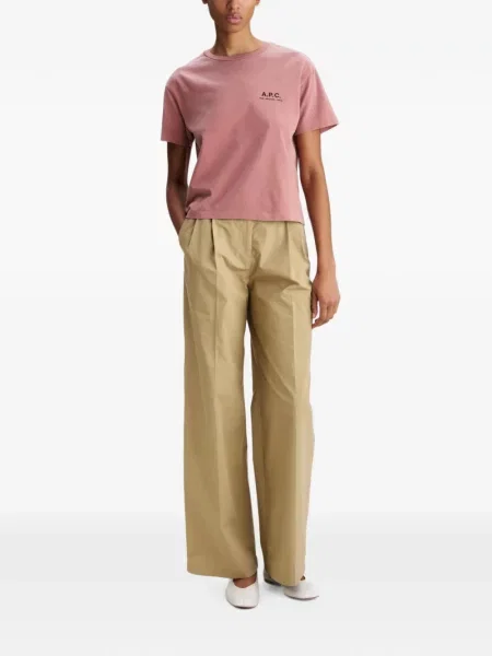 Tricou A.p.c. cu imagine roz