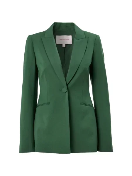 Sacou Carolina Herrera cu rever verde