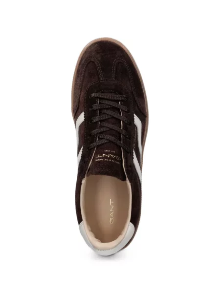 Sneakerși Gant din piele de căprioară maro