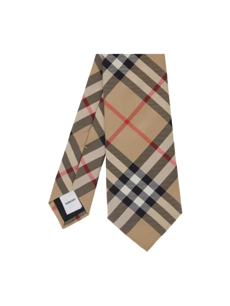 Krawat Burberry beżowy