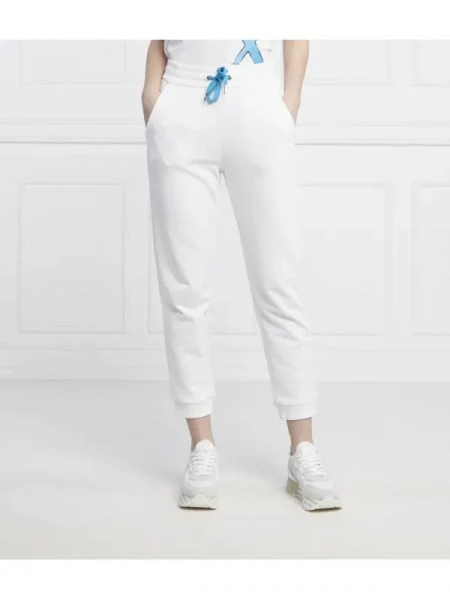Armani Exchange Pantaloni de trening alb
