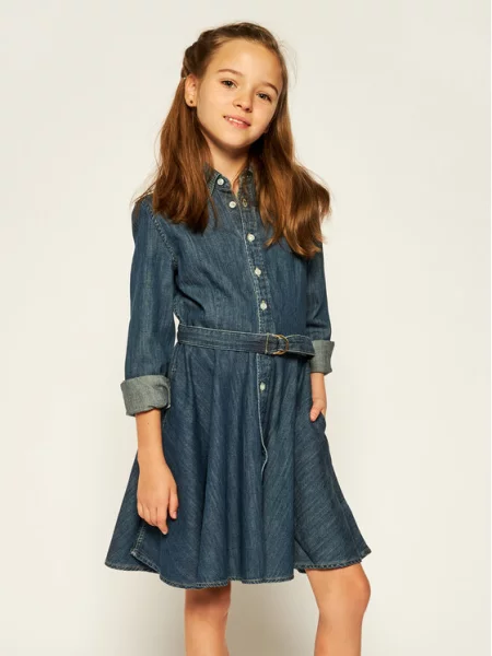 Polo Ralph Lauren Hétköznapi ruha Denim Shirtd Sötétkék