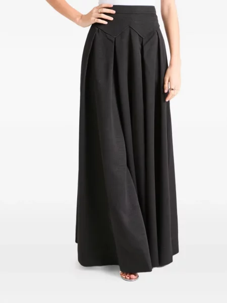 Fusta maxi Temperley London negru