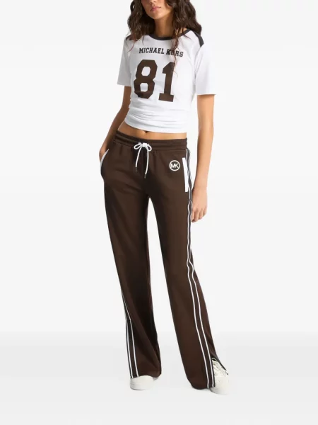 Pantaloni Michael Kors alergare maro