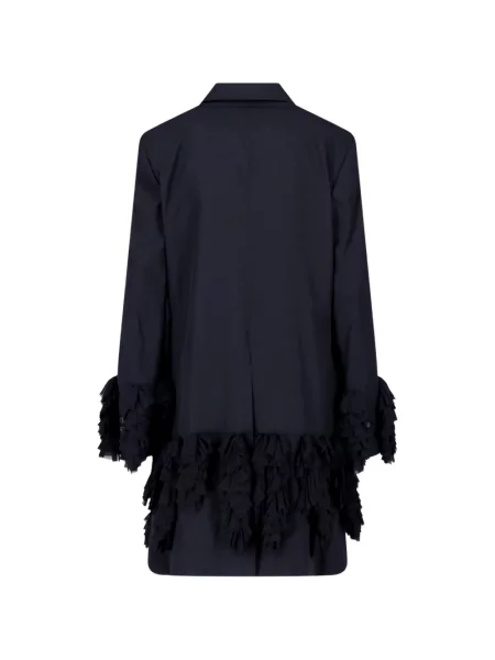 Sacou Comme Des Garçons cu volane albastru