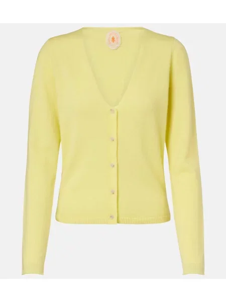 Cardigan Jardin Des Orangers din cașmir galben