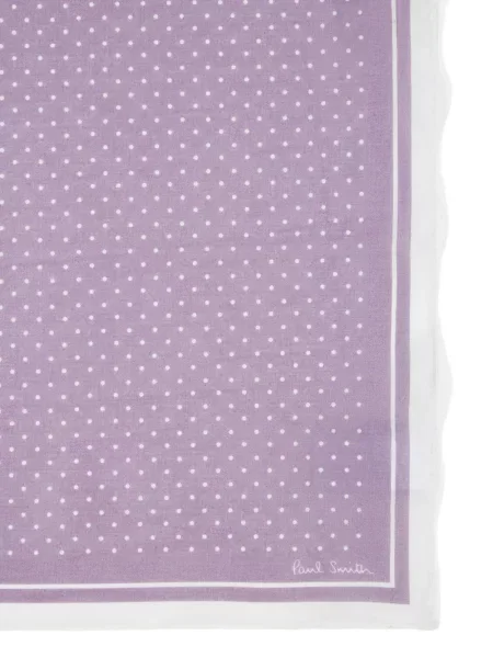 Fular Paul Smith cu buline violet