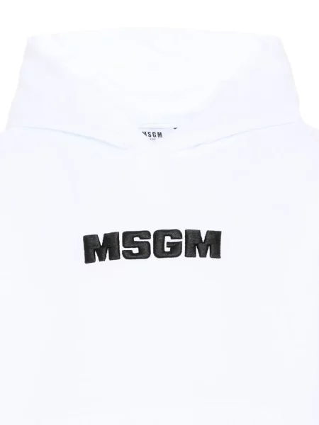 Bluza z kapturem dziecięca Msgm biała